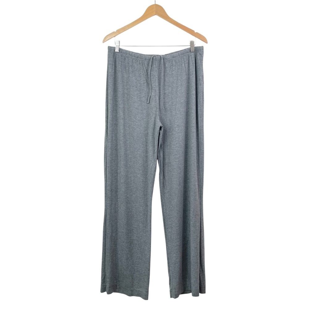 Fishers Finery Women’s Bamboo Organic Cotton Pull-On Wide Leg Lounge Sleep Pants